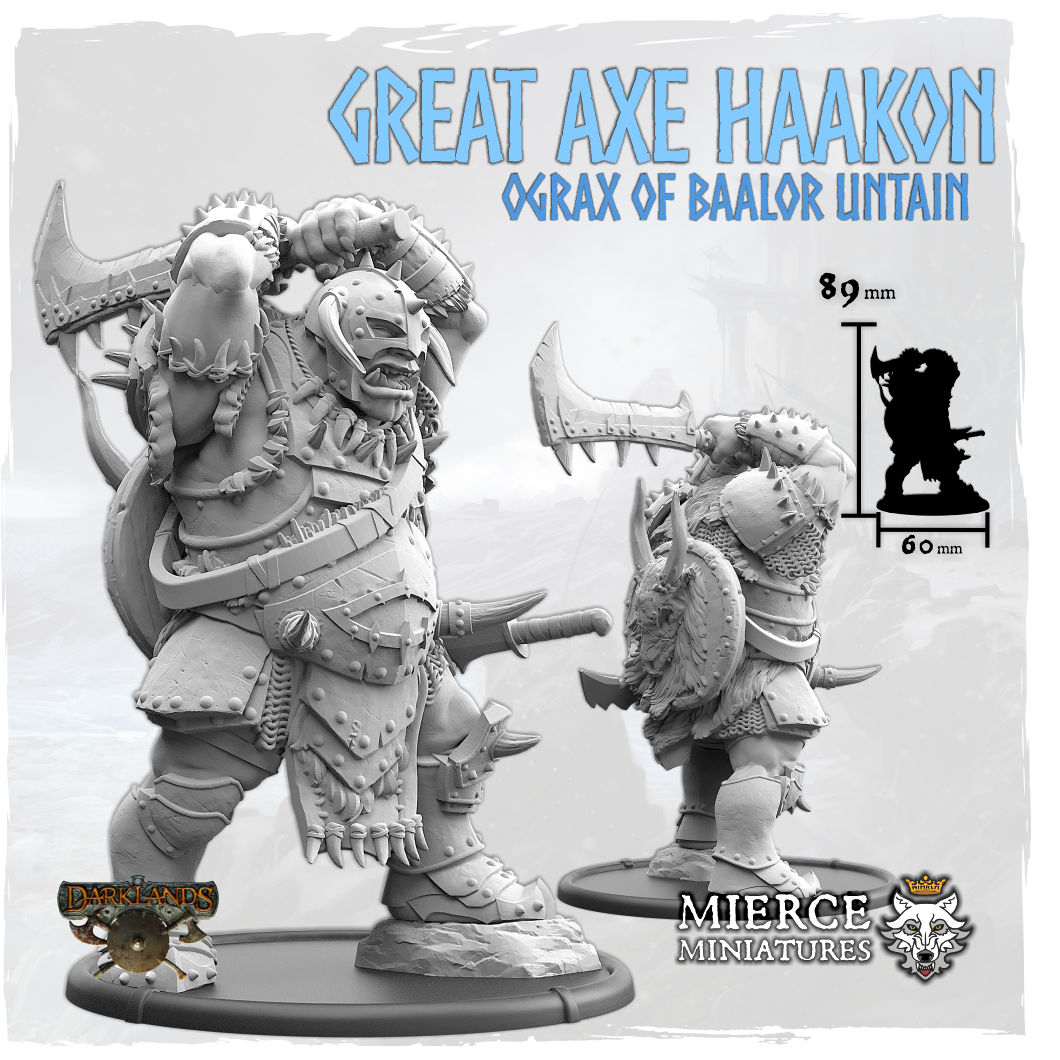 Fomoraic Great Axe Haakon, Ograx Untain